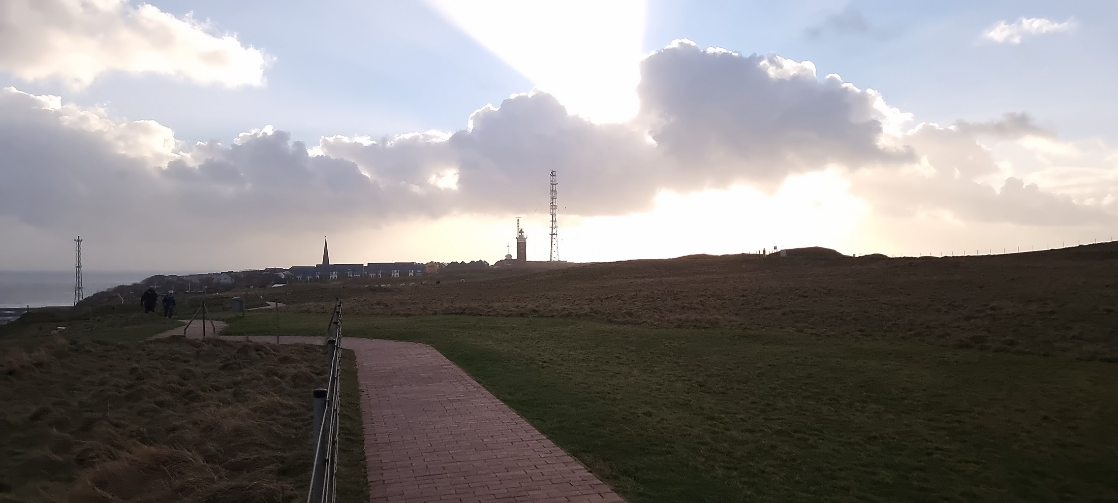 Abendlicht über Helgoland